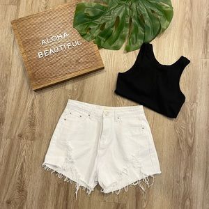 NWT Blue Buttercup Cutoff Shorts